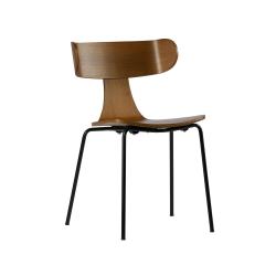 Promo BePureHome - Chaise salle à manger bois métal FORM - MeublesEtDesign.com