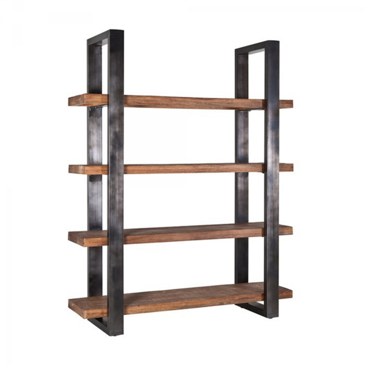 Promo Étagère 200x160cm en bois massif et métal DAVE - MeublesEtDesign.com