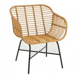 Promo Fauteuil extérieur effet rotin CUBA - MeublesEtDesign.com