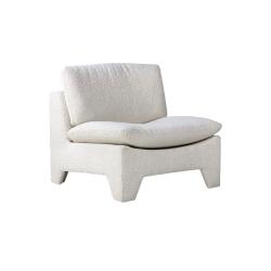 HK Living - Fauteuil lounge douillet avec coussin - LAMIO - MeublesEtDesign.com