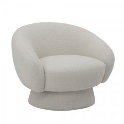 Promo Bloomingville - Fauteuil lounge forme arrondie HARRY - MeublesEtDesign.com