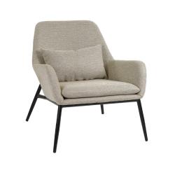 Promo Pomax - Fauteuil moderne en tissu BOLIM - MeublesEtDesign.com