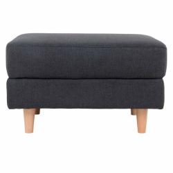 Promo Repose-pieds en tissu et bois DEWINTER - MeublesEtDesign.com