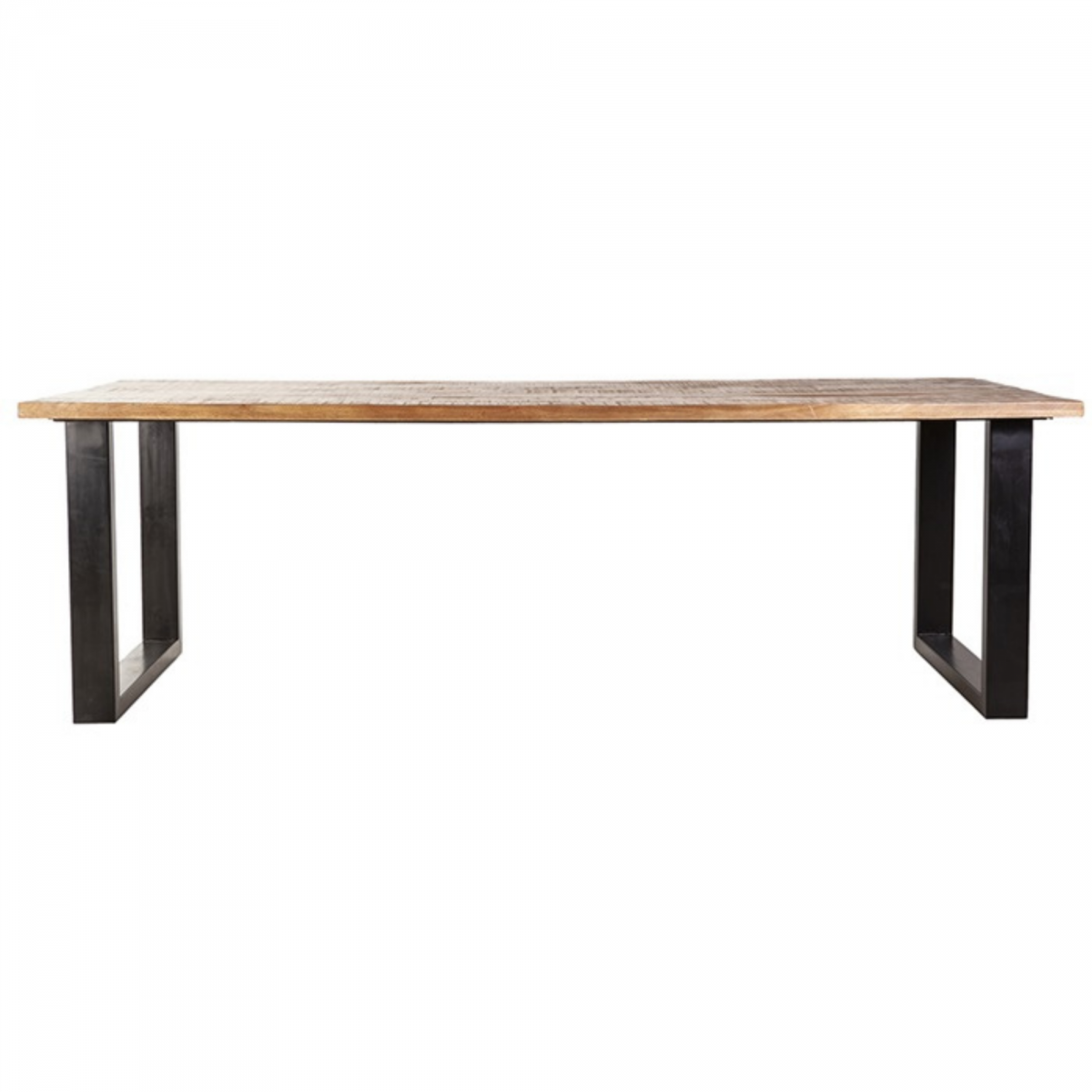 Promo Table à manger 240cm en bois de manguier et métal TATY - MeublesEtDesign.com