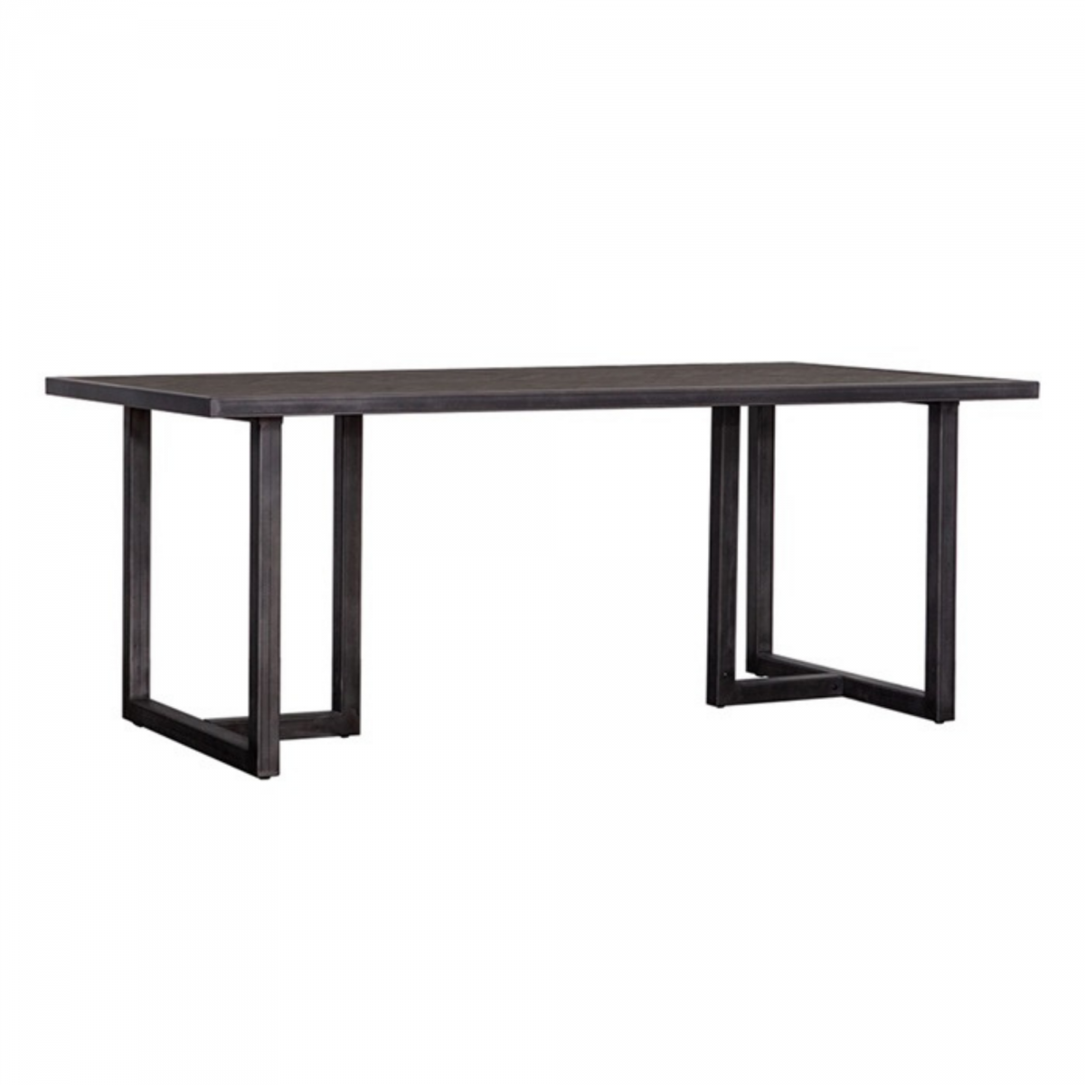 Promo Table à manger 240x100cm en bois foncé ZOZ - MeublesEtDesign.com