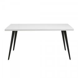 PROMO Nordal - Table à manger rectangulaire 160cm bois massif DRESDO MEUBLES & DESIGN