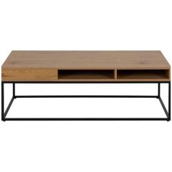 Table basse rectangulaire 120x60cm WILGO - MeublesEtDesign.com