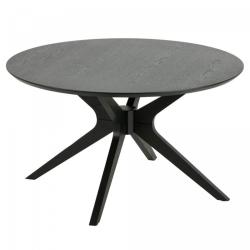 PROMO Table basse ronde en bois de chêne 80cm DONKA MEUBLES & DESIGN