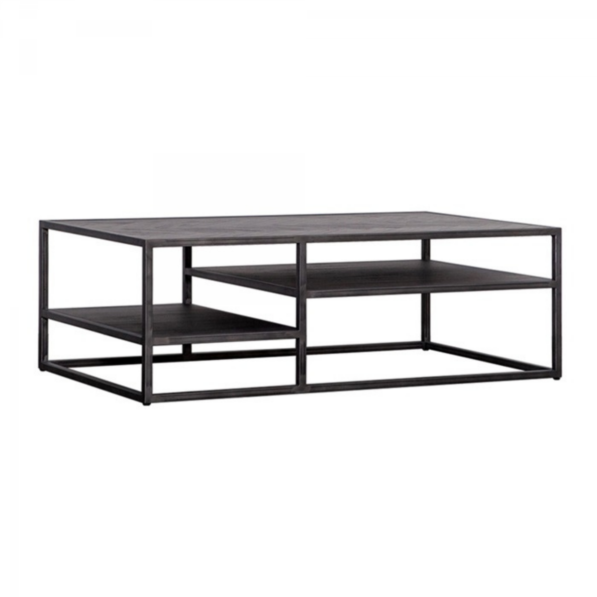 Promo Table basse tendance en bois et métal 120x70cm ZOZ - MeublesEtDesign.com