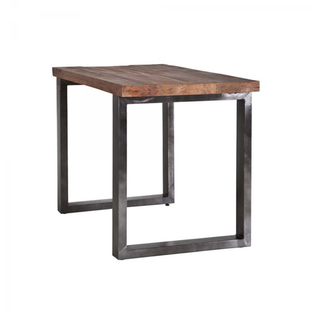 Promo Table d'appoint 90x140cm en bois massif et métal DAVE - MeublesEtDesign.com