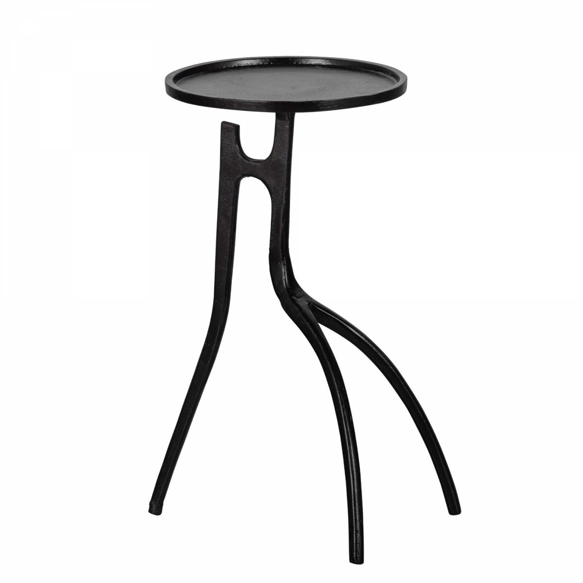 BePureHome - Table d'appoint ronde design en métal FIOLI - MeublesEtDesign.com
