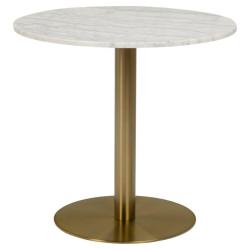 PROMO Table haute ronde en marbre BYRO MEUBLES & DESIGN