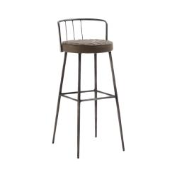 PROMO Tabouret assise rembourrée TIGUANNE MEUBLES & DESIGN