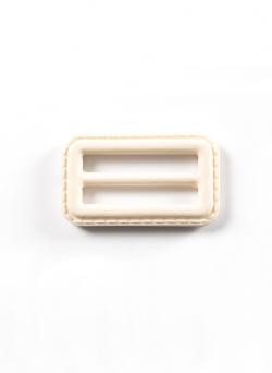 Boucle de ceinture nylon écru L40 mm - Bergère de France