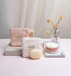 Kit trousse rose et ses 2 savons - Bergère de France