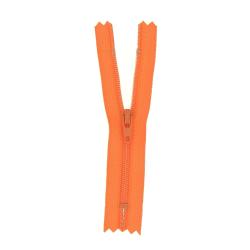 Fermeture nylon non séparable orange, 15 cm - Bergère de France