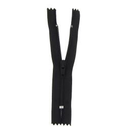 Fermeture nylon non séparable noir, 15 cm - Bergère de France