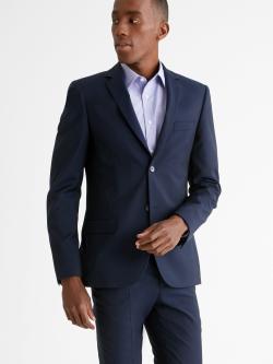 Veste ajustée homme laine Super 100\'s