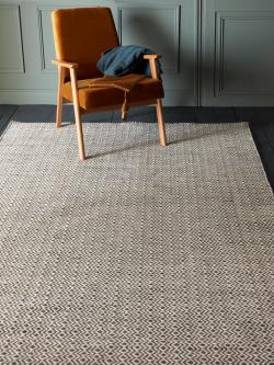Tapis chevrons pure laine