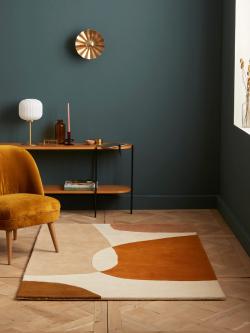 Tapis graphique en laine