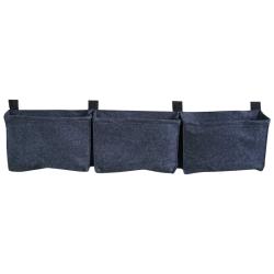 PROMO Balconnière 3 sacs gris en feutre géotextile - Bag 4 Plant Cerland