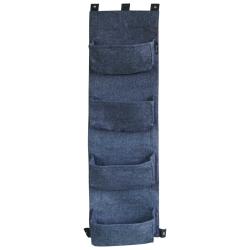 PROMO Mur végétal 4 sacs gris anthracite en feutre géotextile - Bag 4 Plant 30 x 10 x 100 cm Cerland
