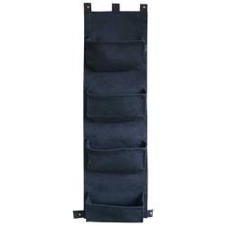 PROMO Mur végétal 4 sacs noirs en feutre géotextile - Bag 4 Plant 30 x 10 x 100 cm Cerland