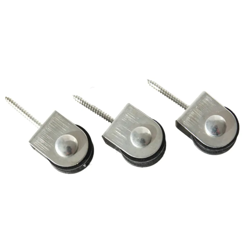 3 poulies à tire-fond axe central 2mm, cordage maxi 2mm - Ducatillon