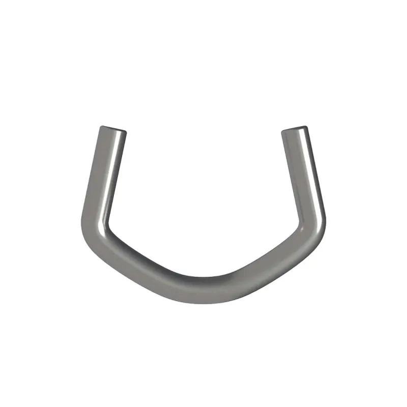 30 Clips en Acier pour Grillage Rouleau - Forme C 1,8 x 1 cm - Ducatillon