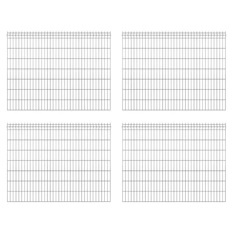 4 Panneaux grillagé 200 x H153 cm - Ducatillon