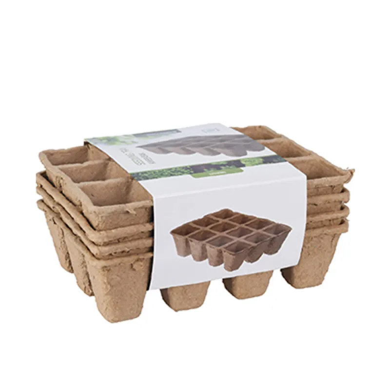 4 Plateaux biodégradables pour semis - Progarden