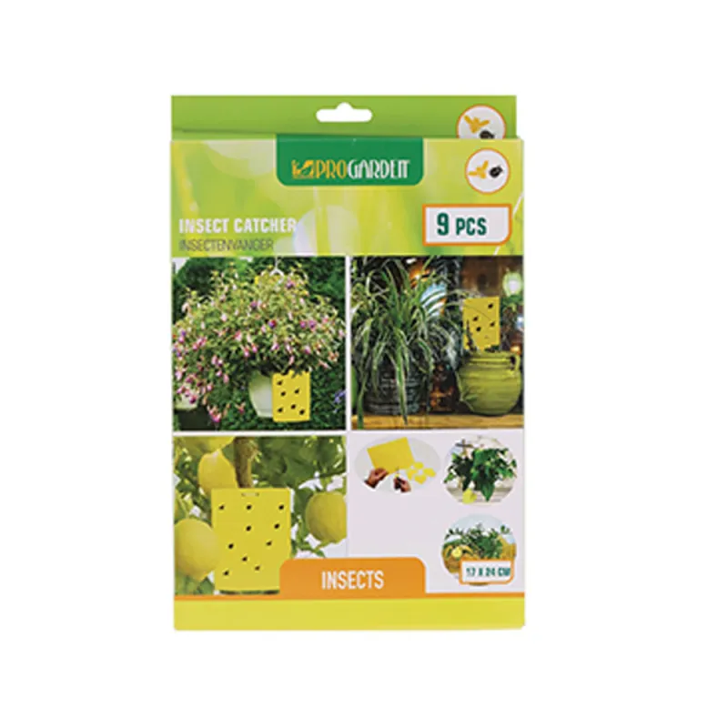 9 autocollants anti mouches/insectes jaune 17x24cm - Ducatillon