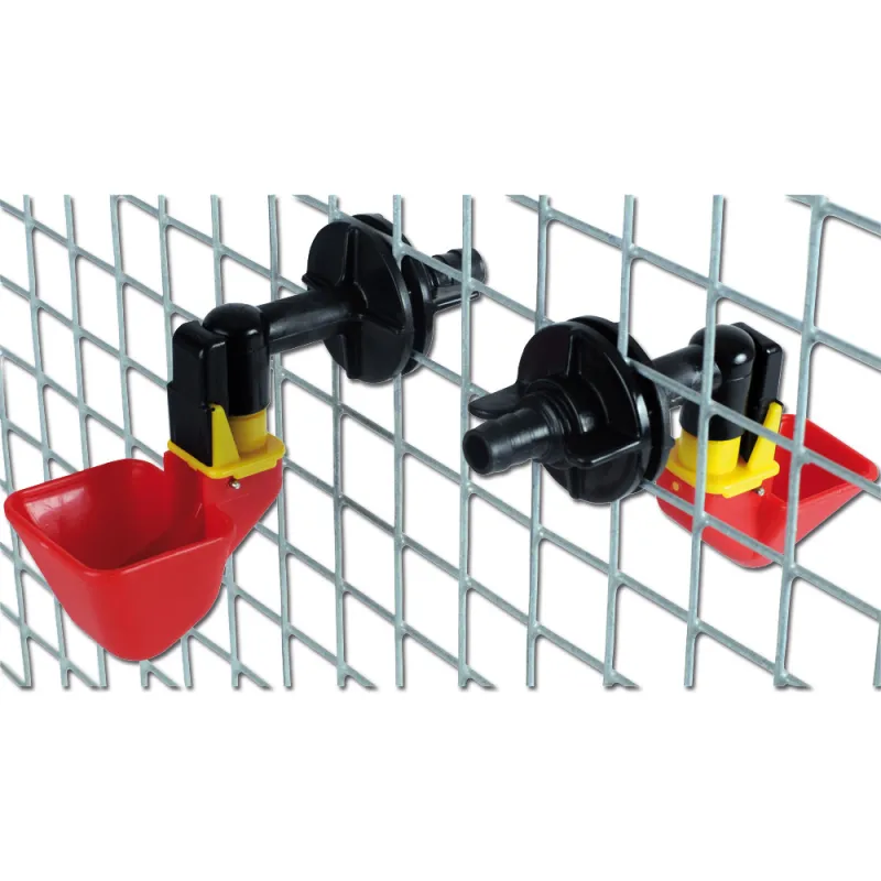 Abreuvoir automatique cage clapier volailles et oiseaux godet Ø5cm Olba