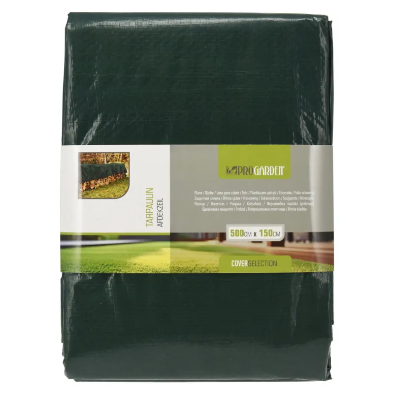 Bâche de Protection Verte 500x150cm - Résistante et Imperméable - Ducatillon