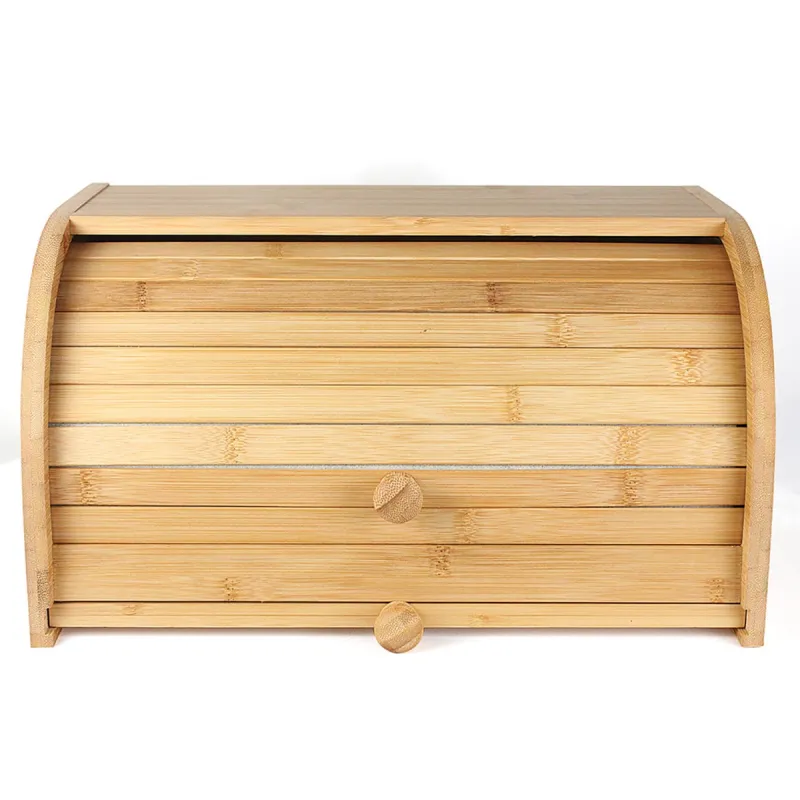 Boîte à pain Keep & Cut en bois imputrescible - Planche à découpr intégrée - Ducatillon