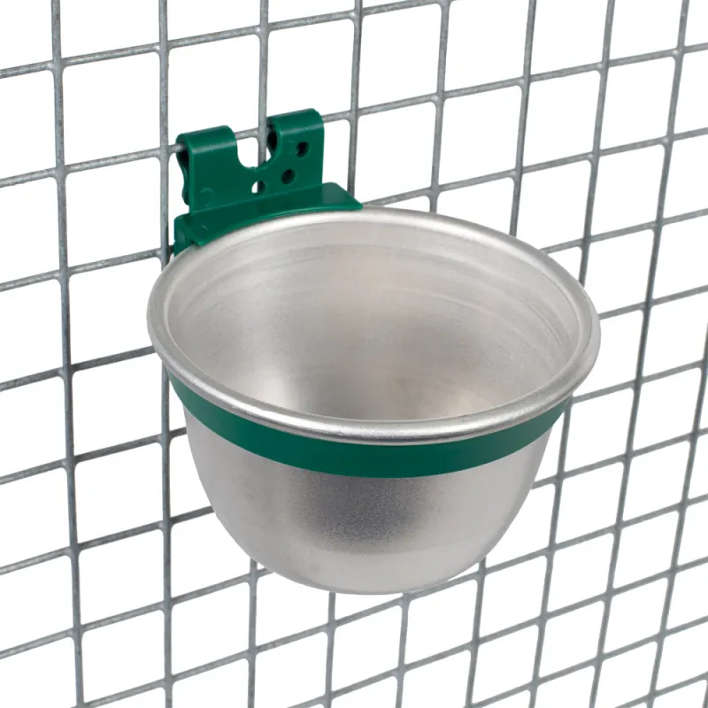 Bol aluminium mangeoire - abreuvoir multi animaux ø10cm - Olba