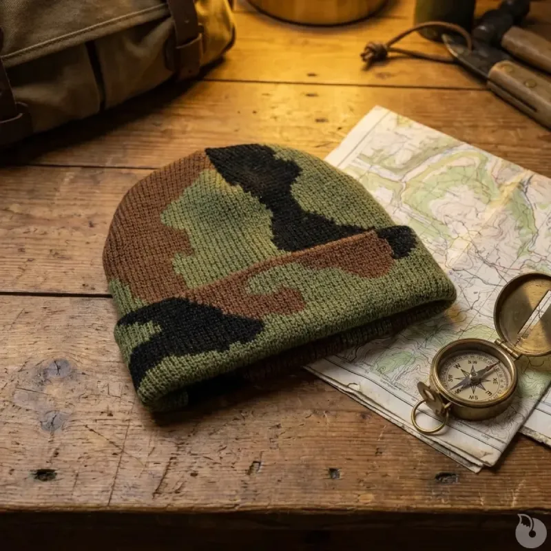 Bonnet 100% acrylique Camo CE - Ducatillon