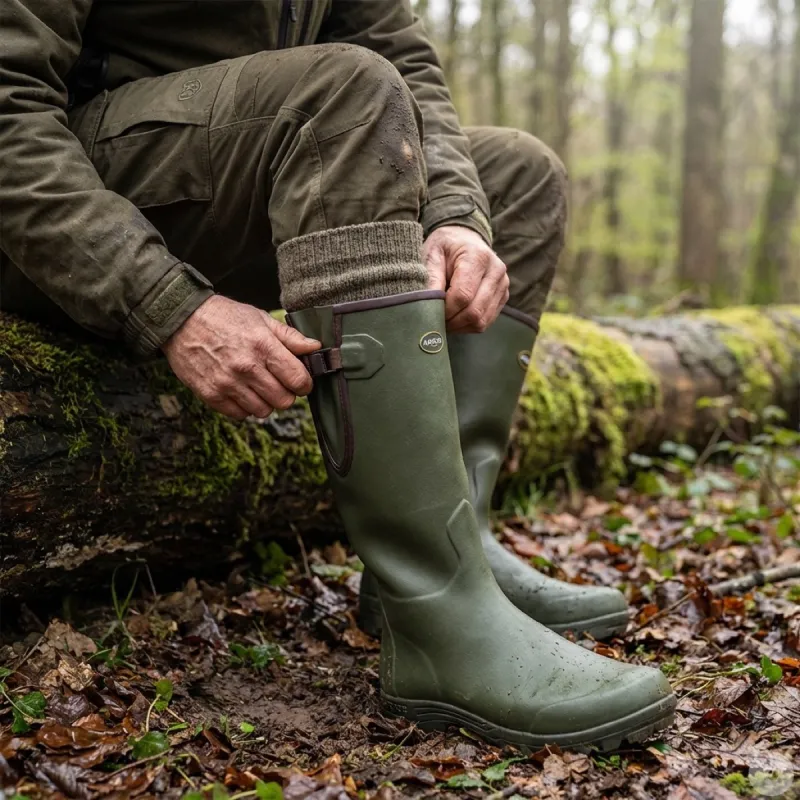 Bottes Arxus Pioneer Nord vertes néoprène 3 mm - Taille 41