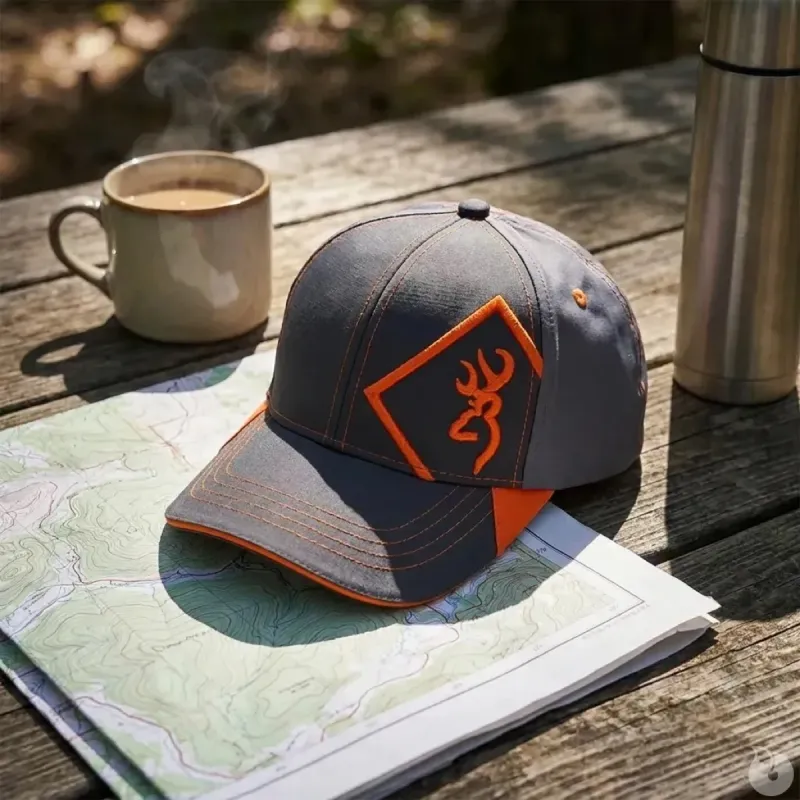 Casquette Helios confort respirante grise orange taille unique - BROWNING