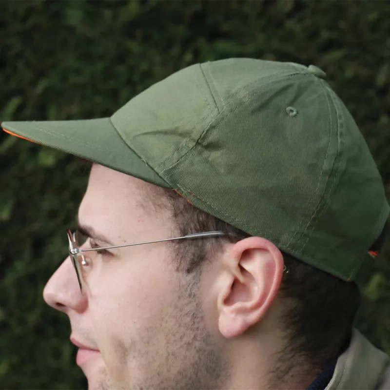 Casquette Réversible Kaki / Orange - Ducatillon