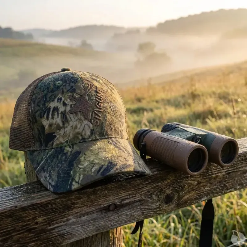 Casquette STAGUNT brodée polyester camo Wild Cap kaki