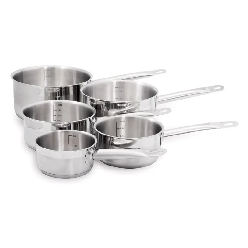Casserole acier inoxydable / 5 tailles 12 à 20 cm - Baumalu