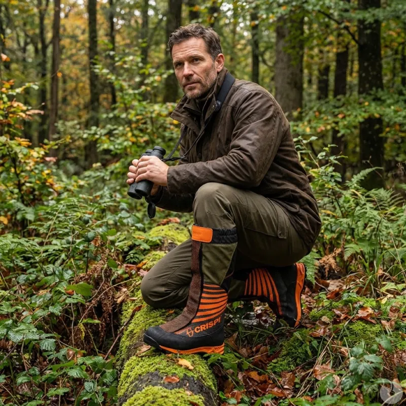 Chaussures-guêtres de chasse CRISPI Highland Pro GTX BOA orange - Taille 41