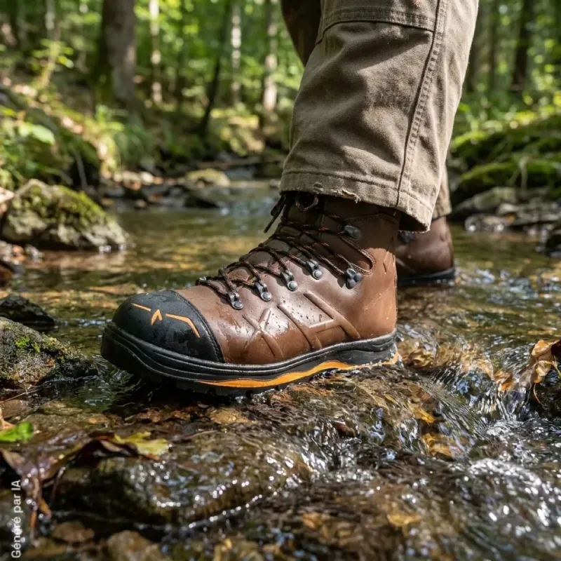 Chaussures HAIX Trekker Mountain marron S3 anticoupure classe 1 - Taille 40