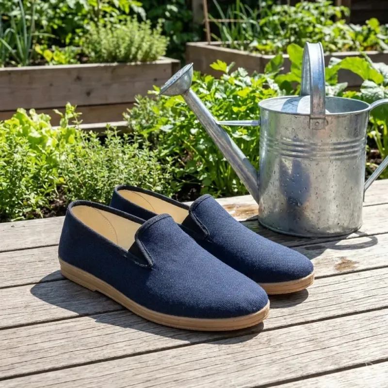 Chaussures Cogolin toile bleu marine 40 à 46 - Taille 43 - Ducatillon