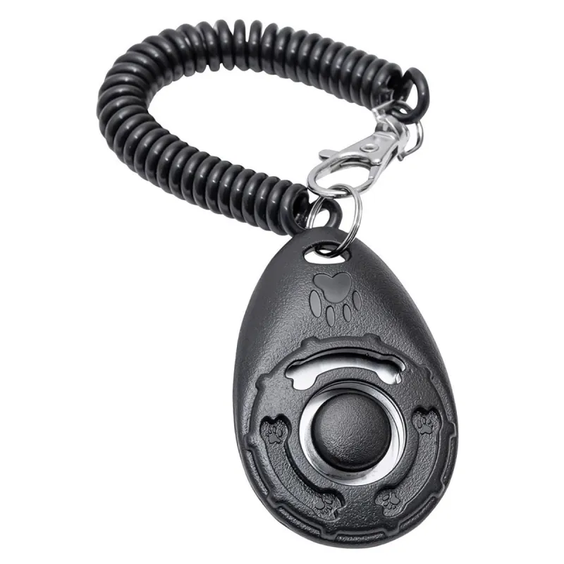 Clicker d'entraînement avec bracelet et mousqueton - 315.3460 - Ducatillon