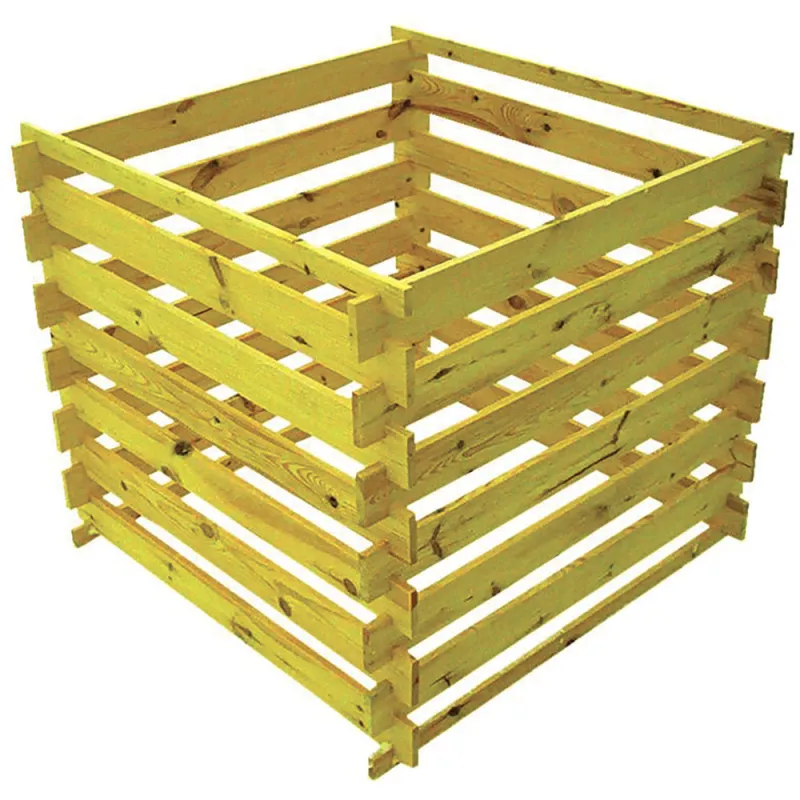 Composteur bois 80 x 80 cm - Ducatillon