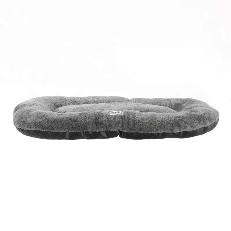 Coussin ovale gris antidérapant 60x40 cm - Polyester doux et résistant - Ducatillon
