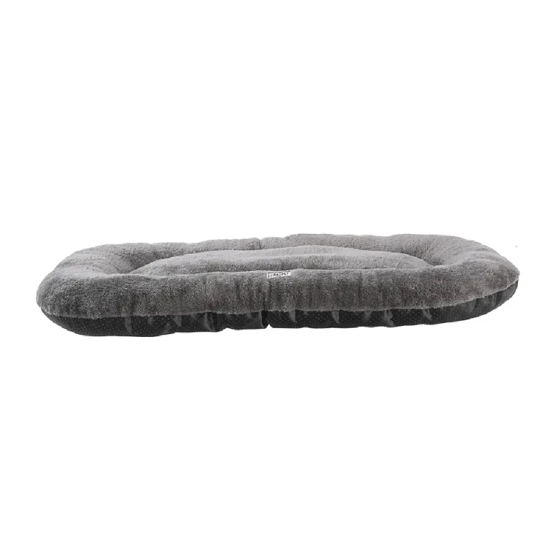 Coussin ovale gris antidérapant 80x60 cm - Polyester doux et résistant - Ducatillon