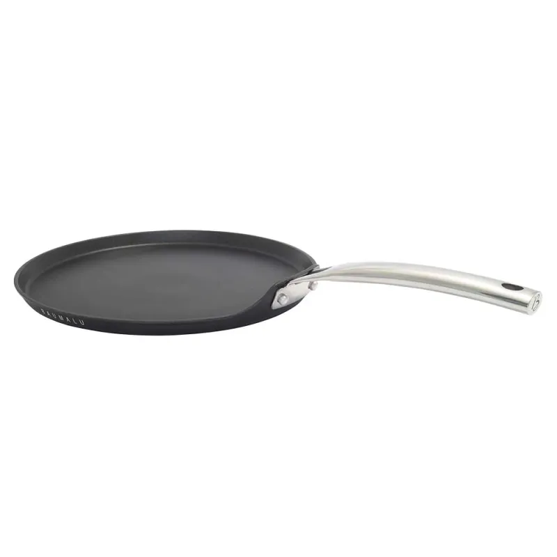 Crêpière 28cm aluminium forgé antiadhésif pour crêpes fines - Ducatillon